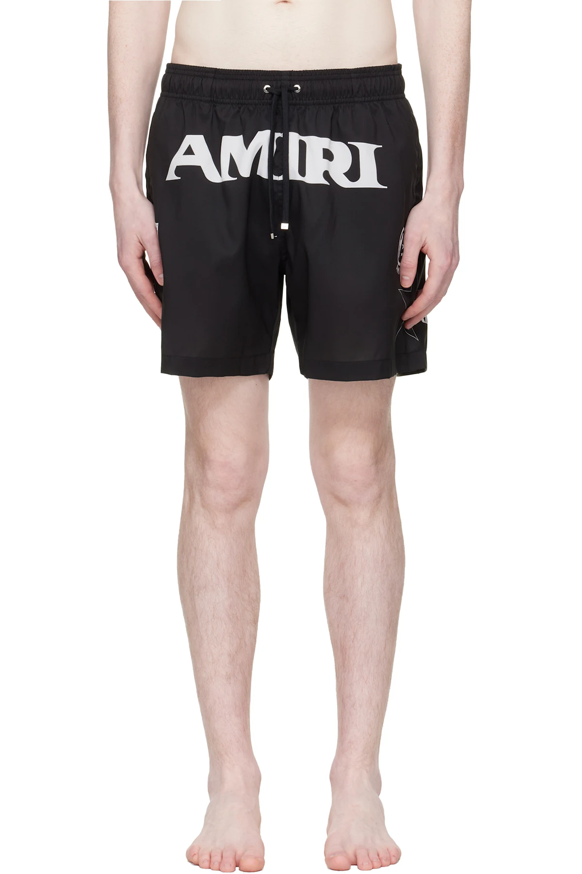Black 'AMIRI Sport' Swim Shorts
