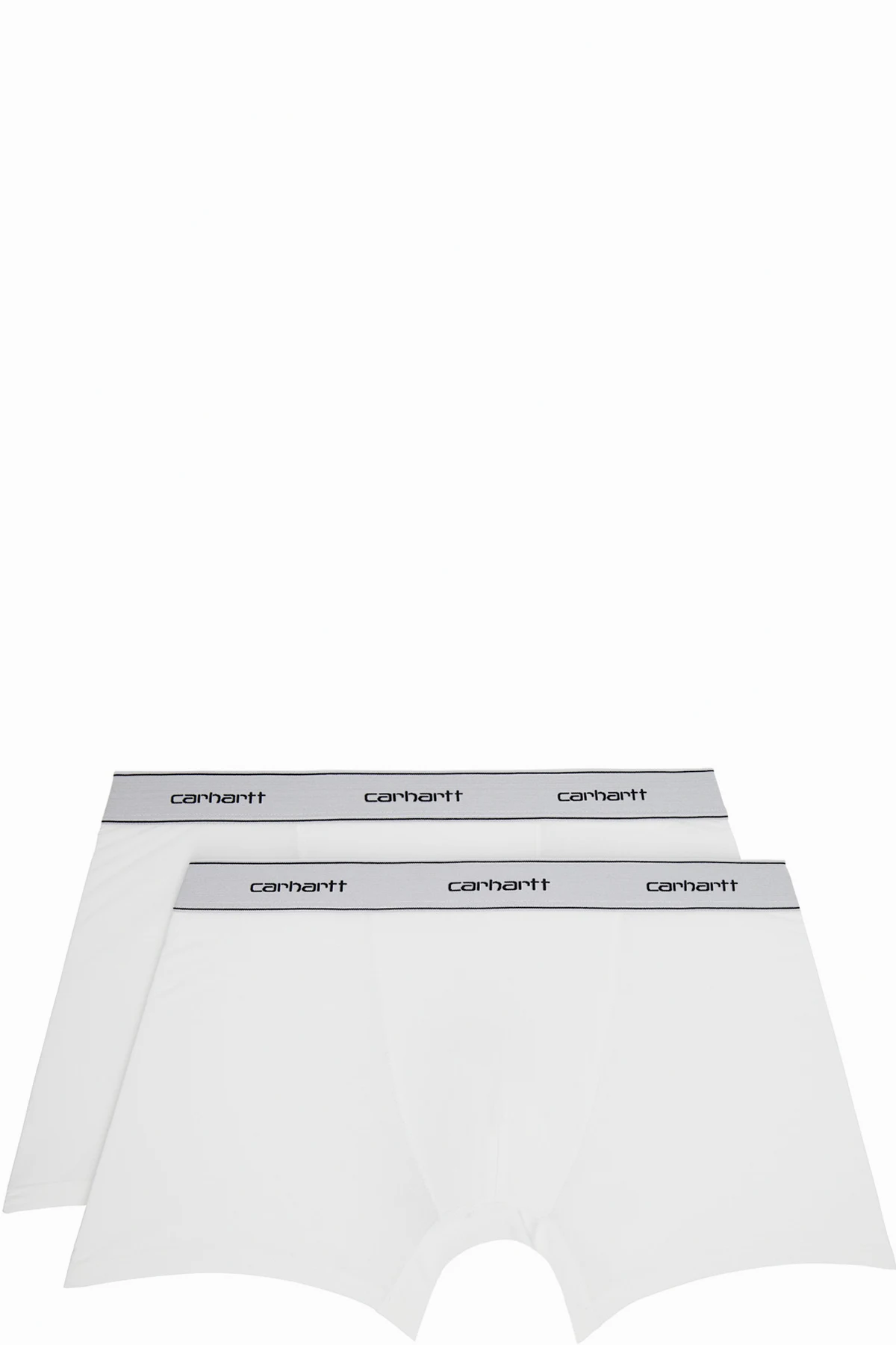 Two-Pack White Cotton Boxers