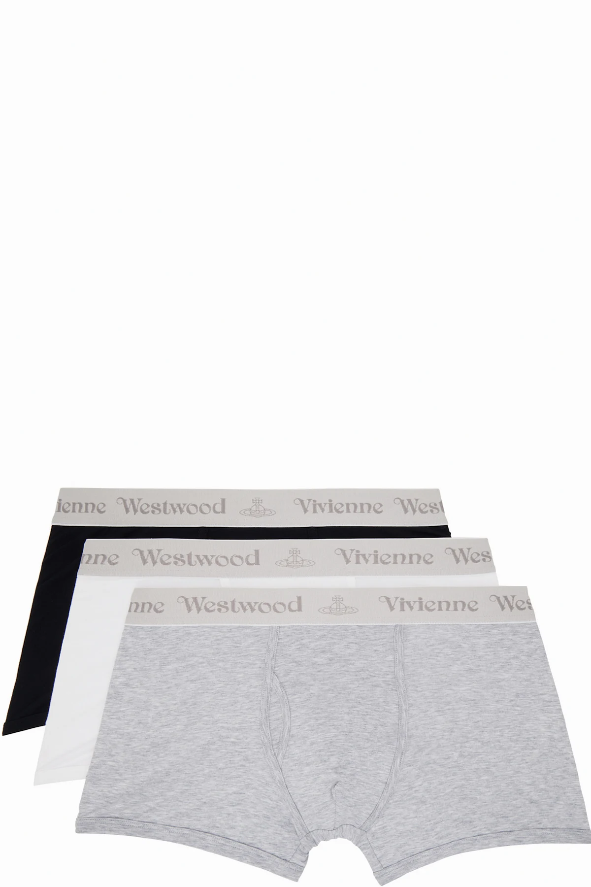 Three-Pack Multicolor Band Boxers