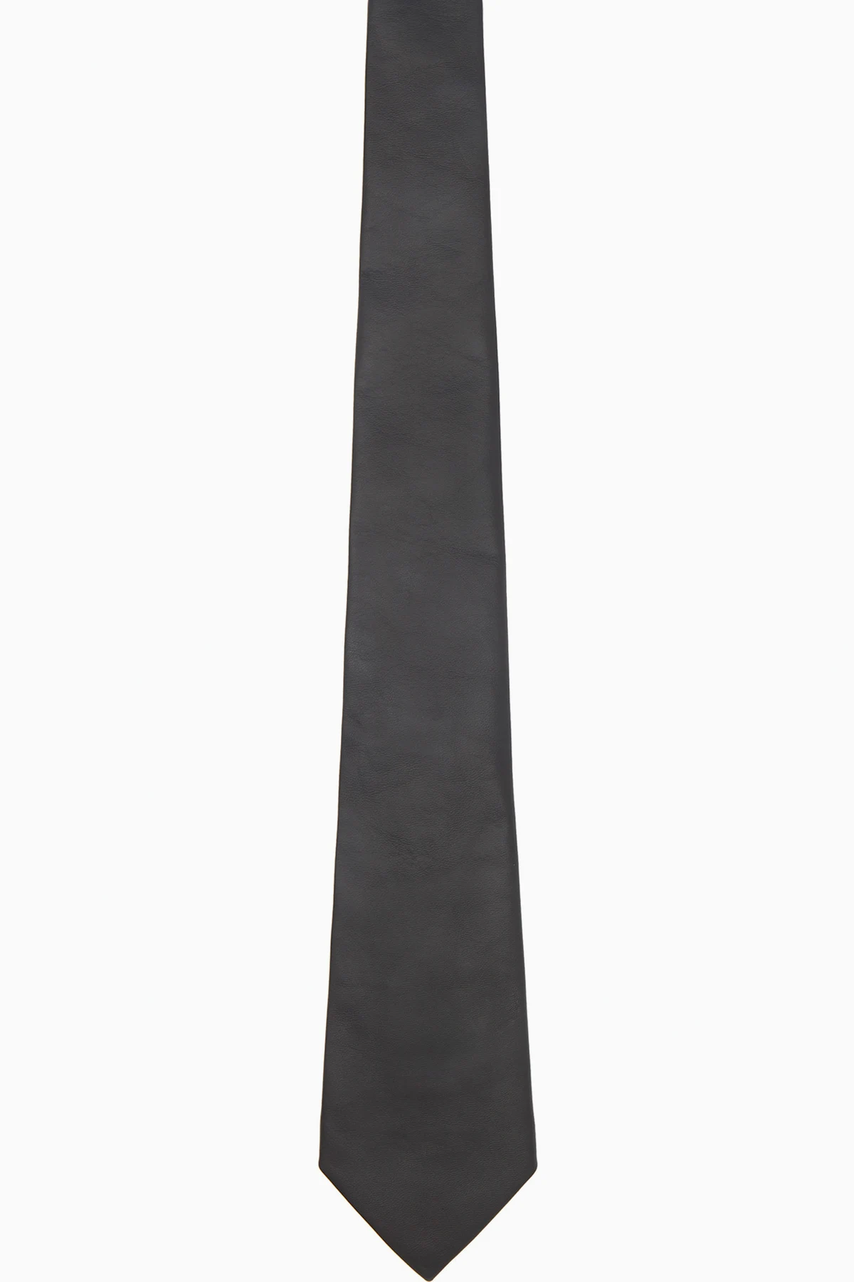 Brown Smooth Lambskin Tie