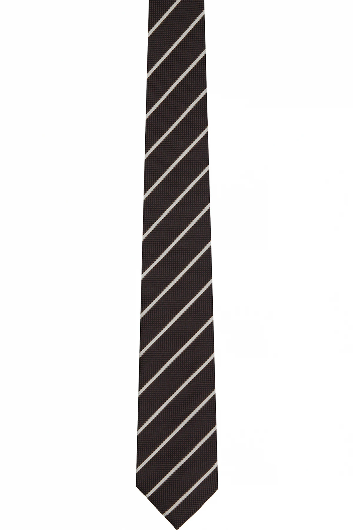 Brown Alternate Weave Regimental Tie