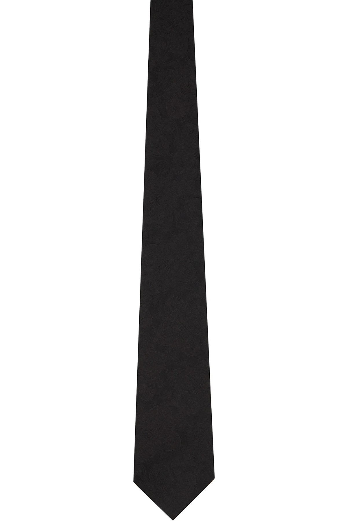 Black Paisley Silk Tie