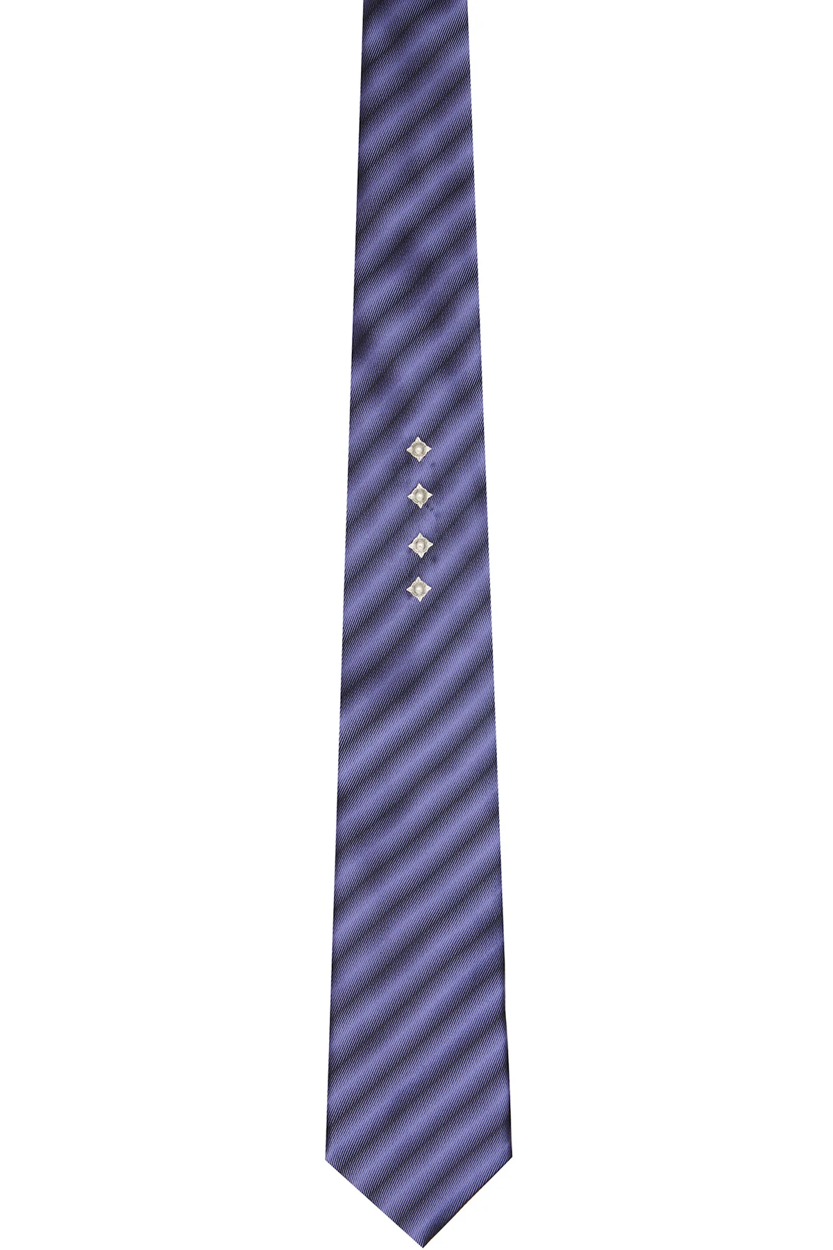 Purple Metal Concho Tie