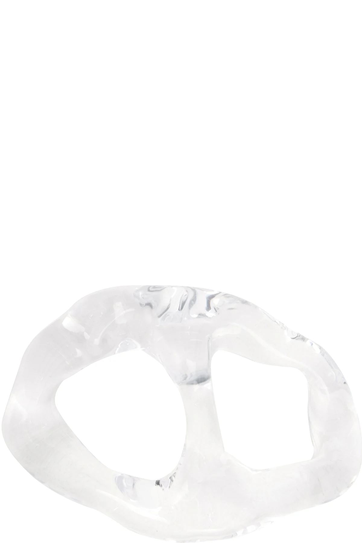 Transparent Crystalline Stole Buckle Tie Bar