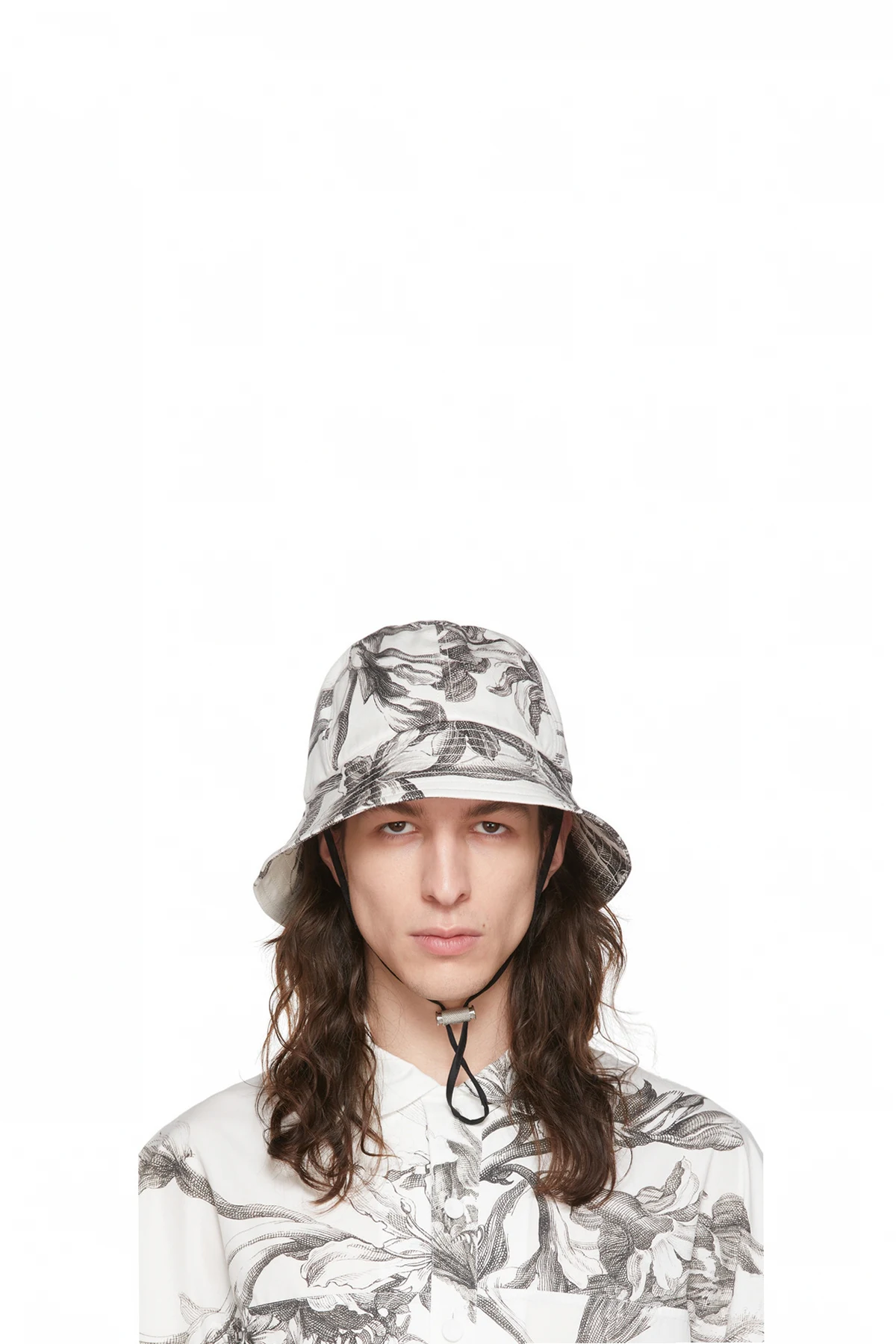 Black & White Cotton Bucket Hat