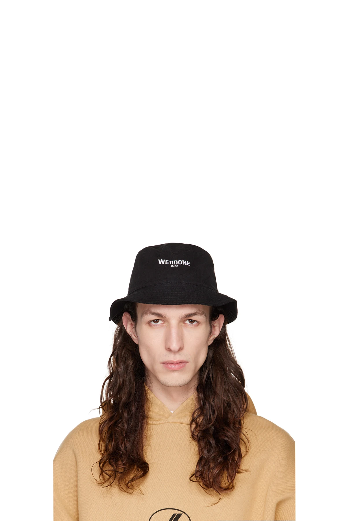 Black Washed Bucket Hat