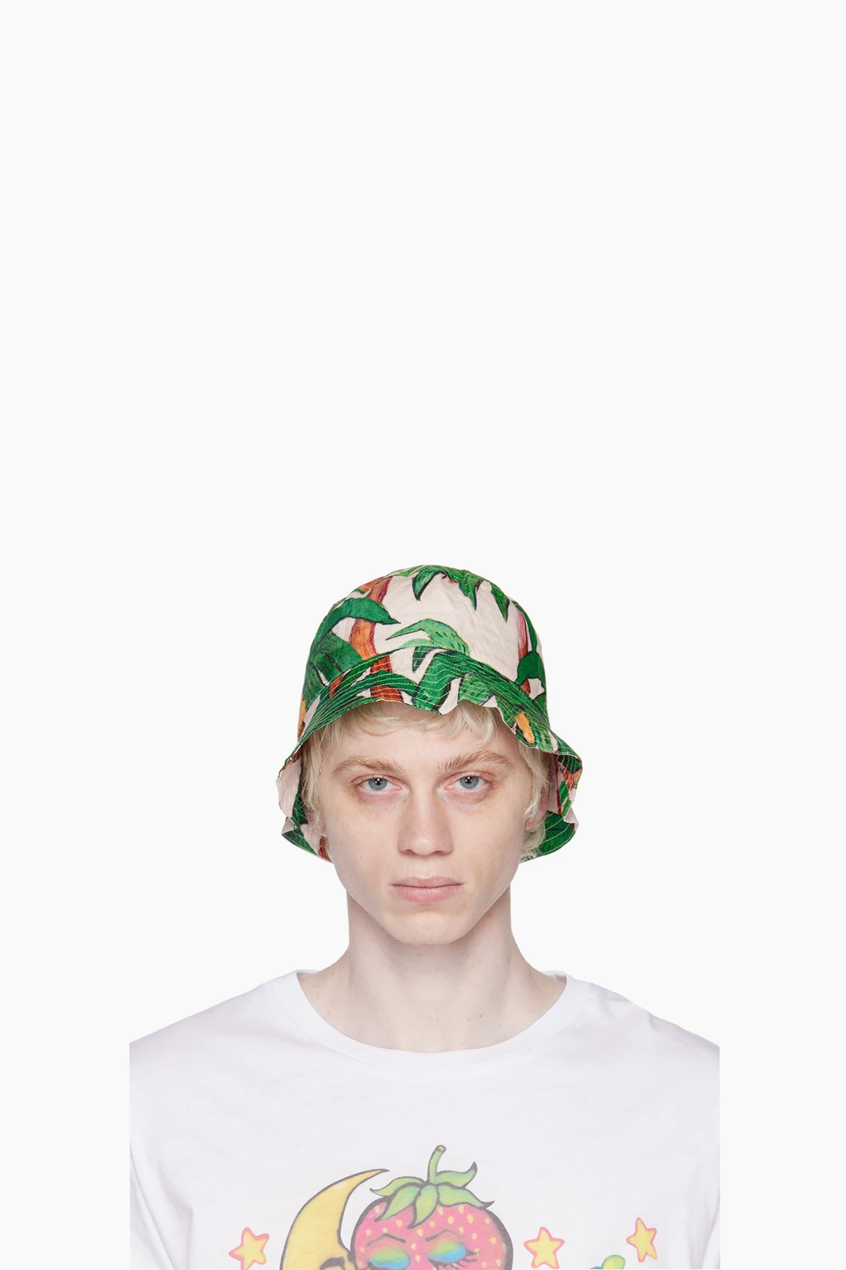 Off-White Floral Bucket Hat