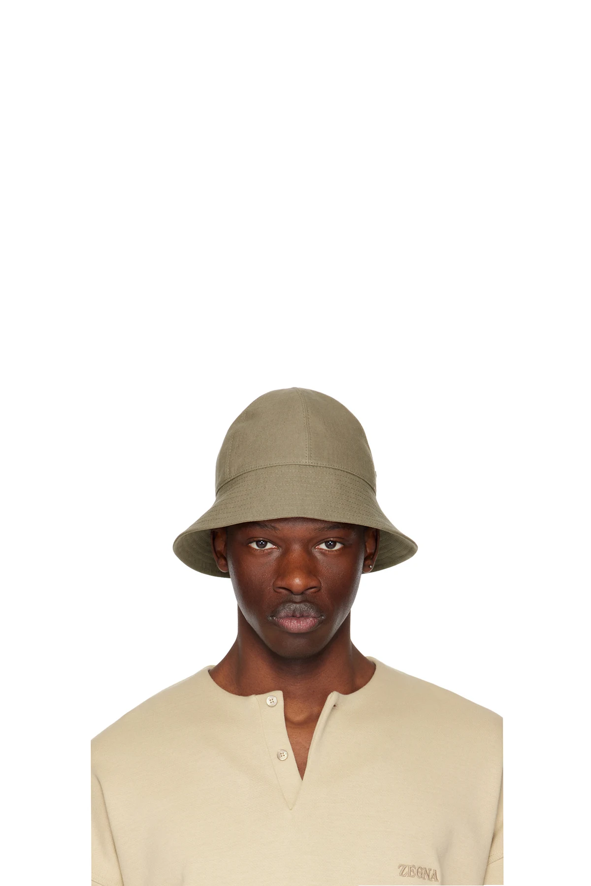 Taupe Oasi Lino Bucket Hat
