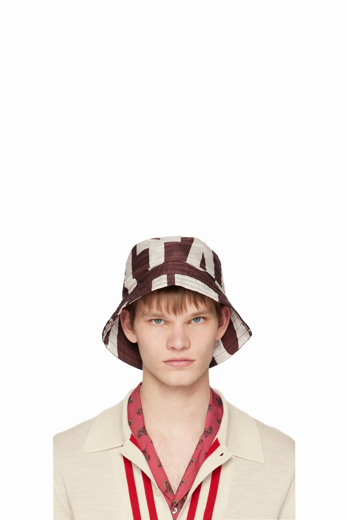 Burgundy Logo Bucket Hat