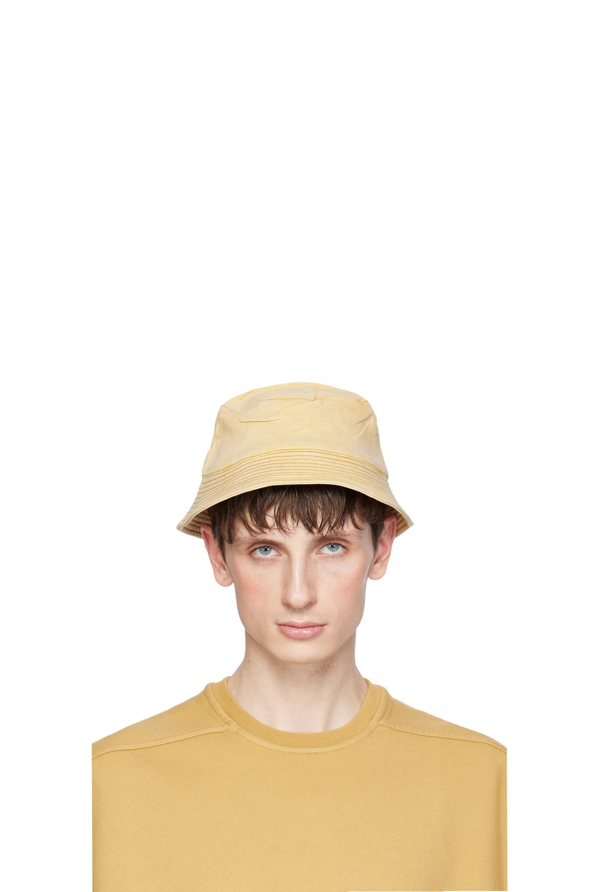 Yellow Gilligan Narrow Brim Bucket Hat