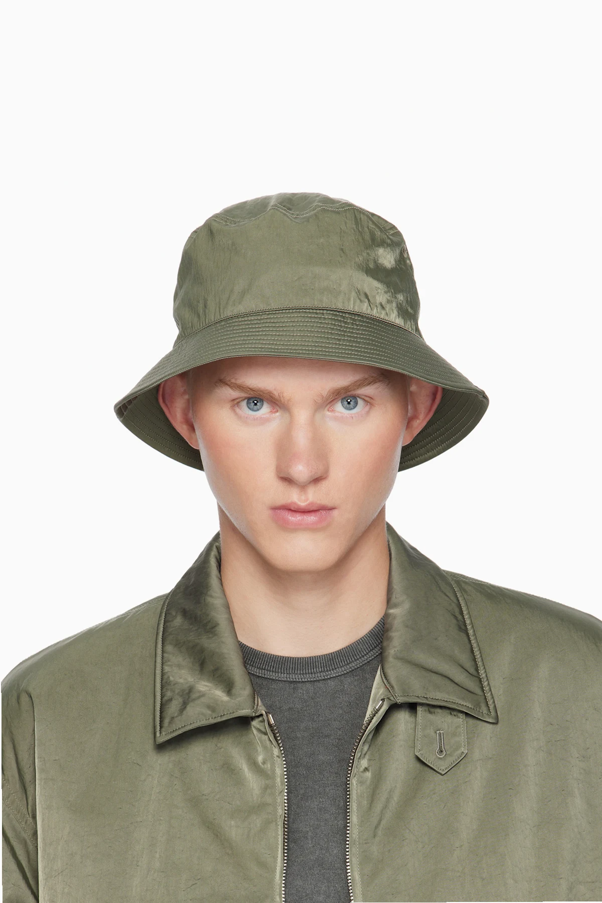 Khaki Kijima Takayuki Edition Nylon Twill Bucket Hat