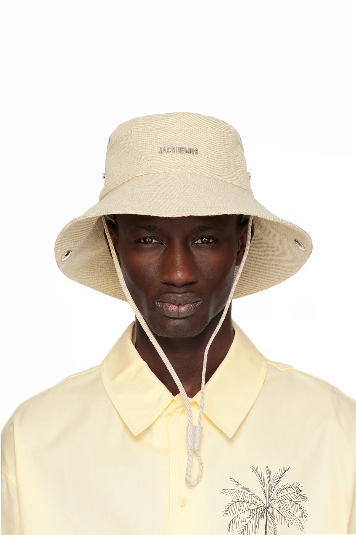 Beige La Croisière 'The de-Nîmes' Bucket Hat