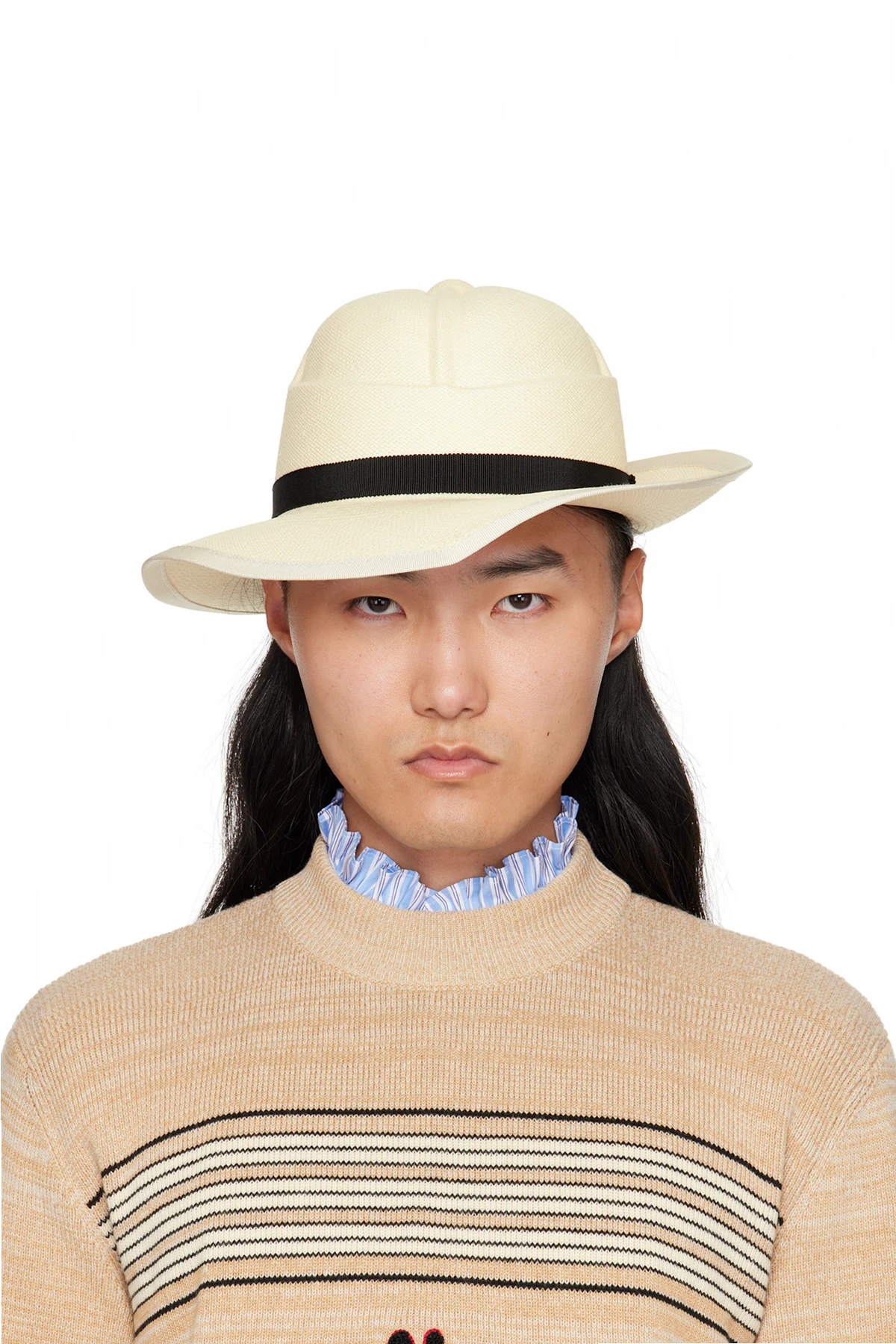 Off-White Large Brim Panama Hat