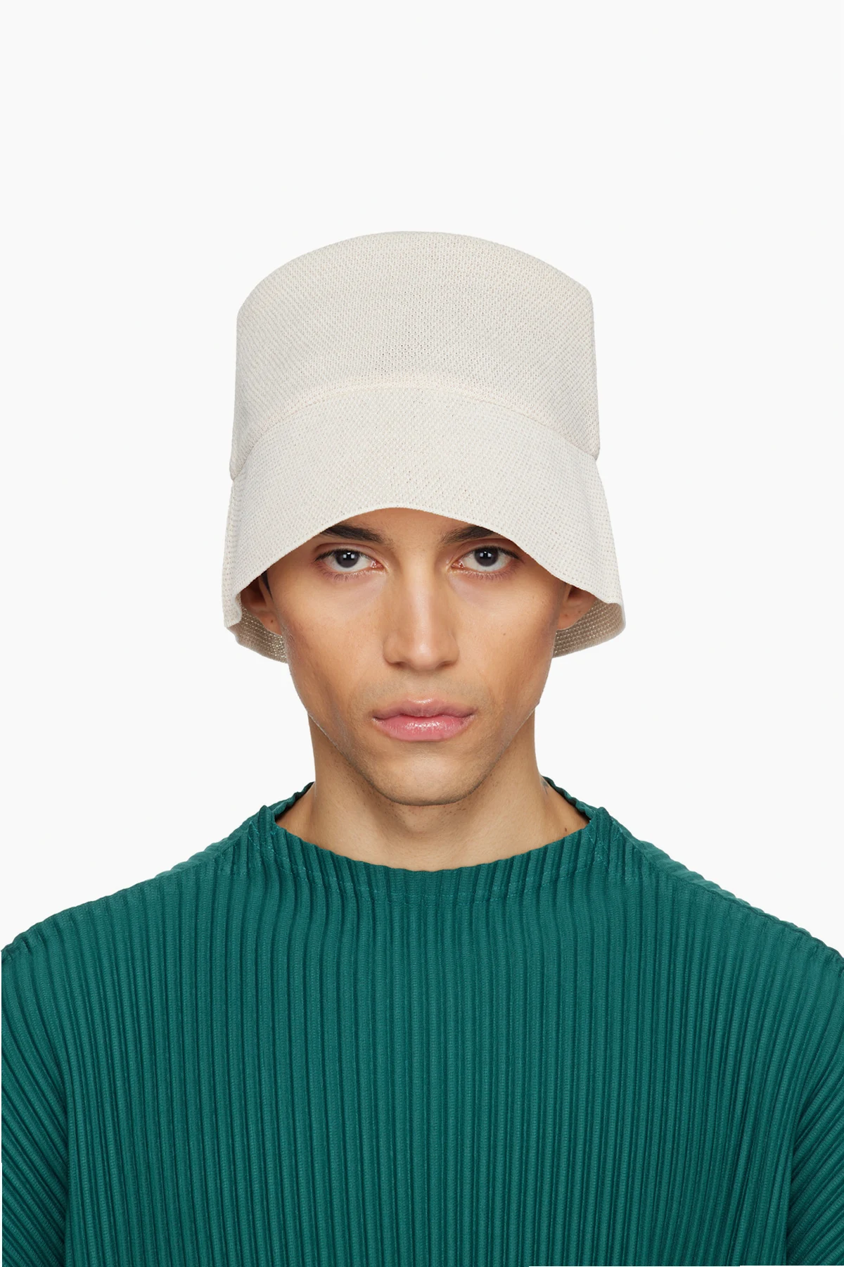 Beige Washi Bucket Hat