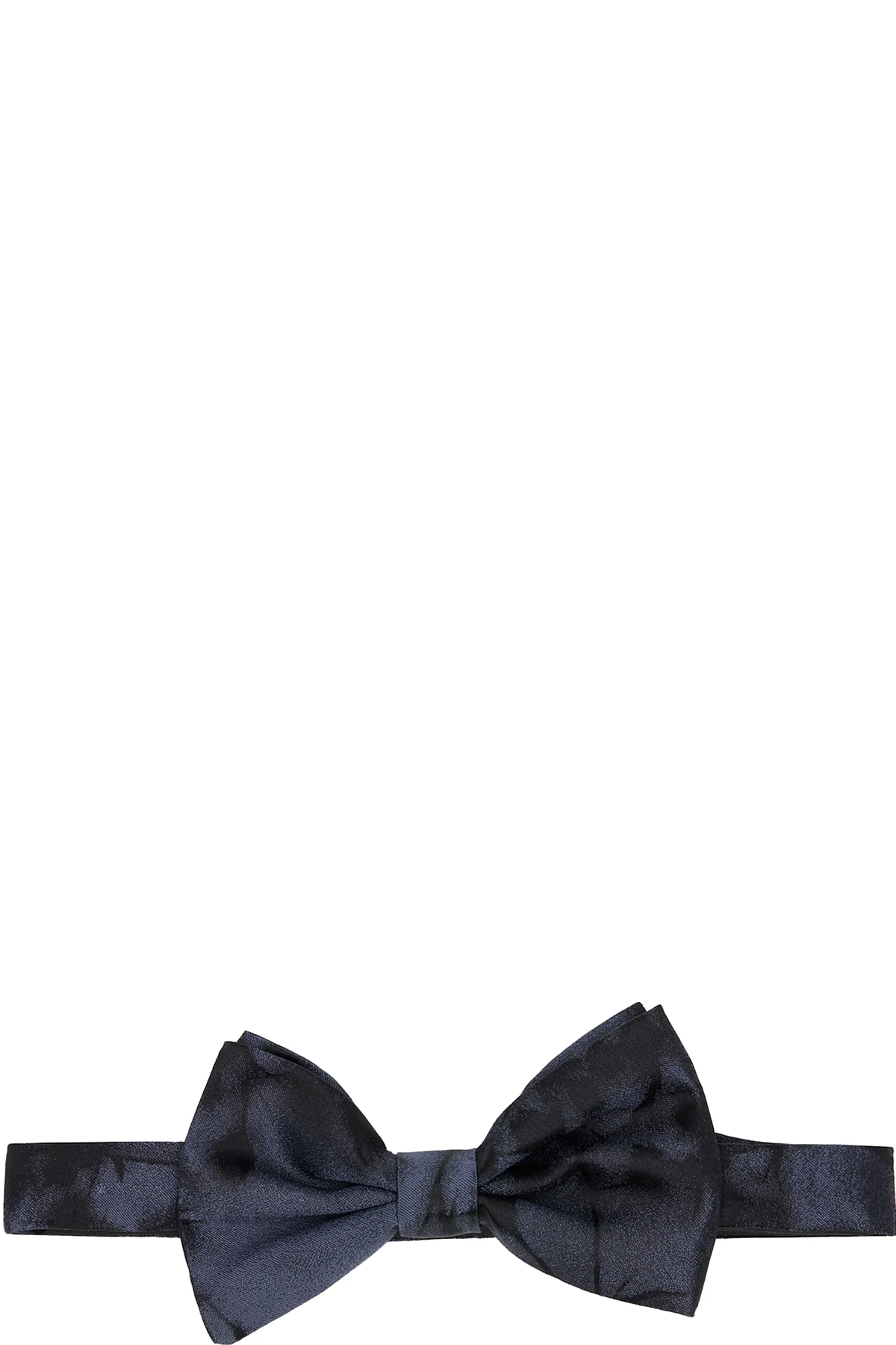Black Silk Bow Tie