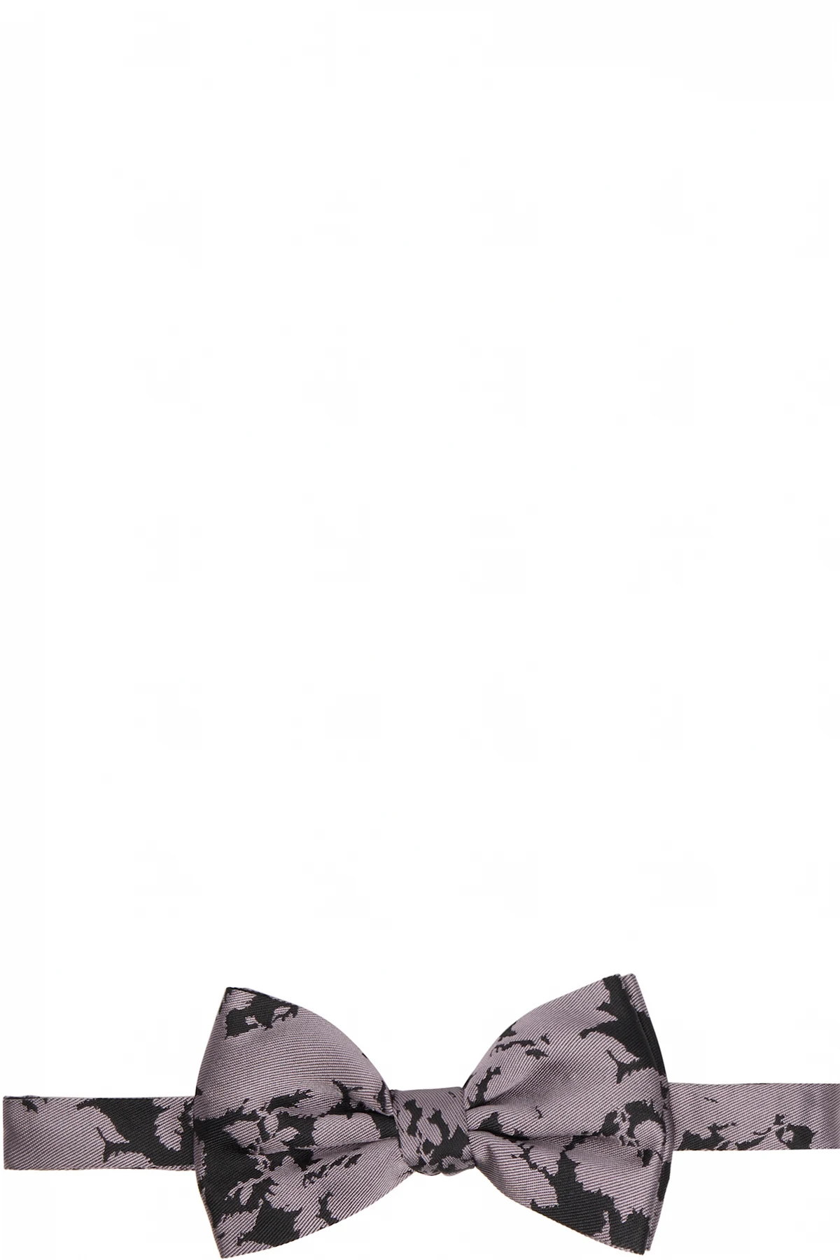 Purple & Black Silk Bow Tie