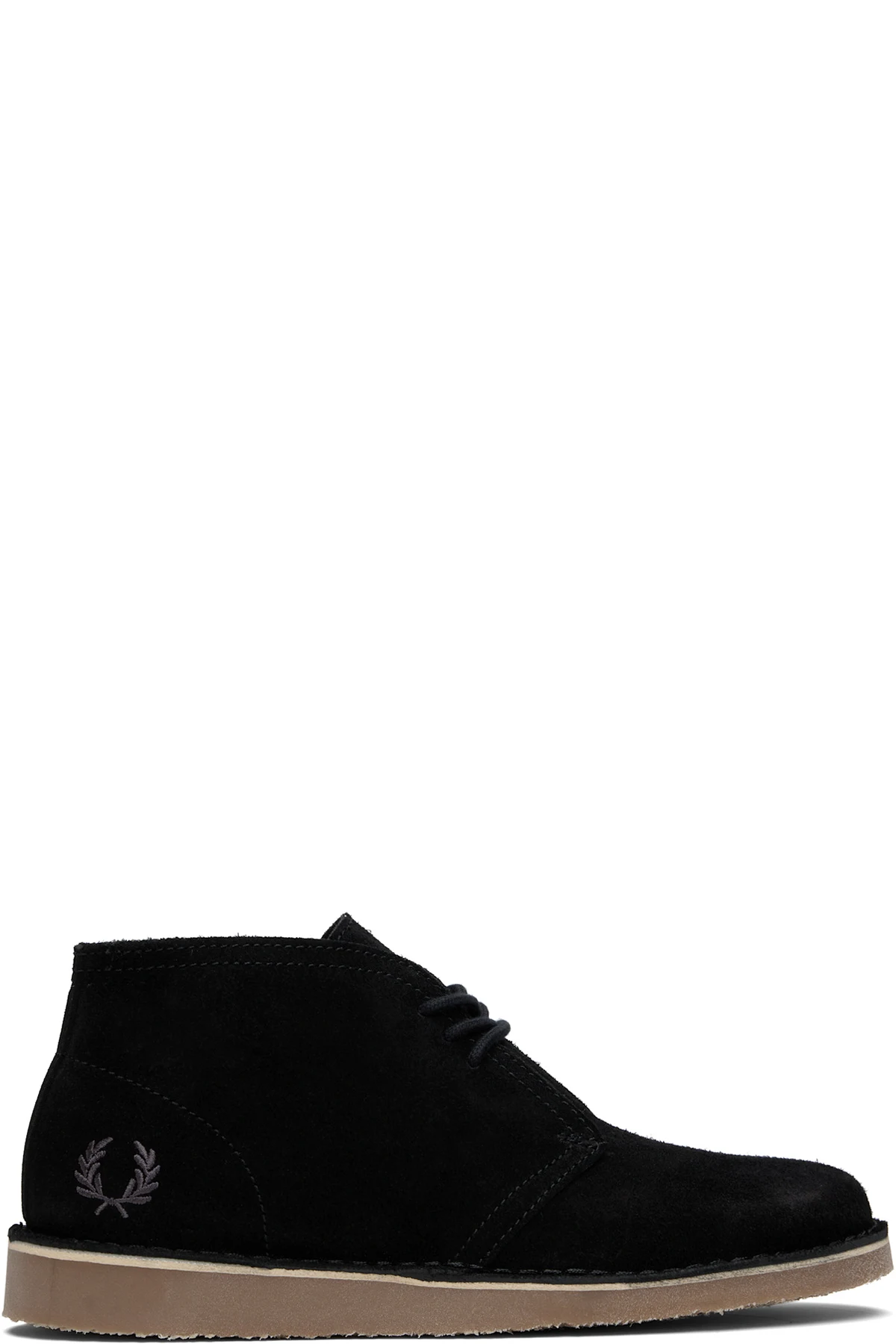 Black Hawley Suede Desert Boots