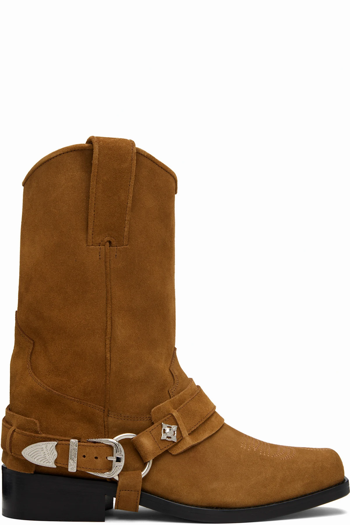 SSENSE Exclusive Brown Suede Boots