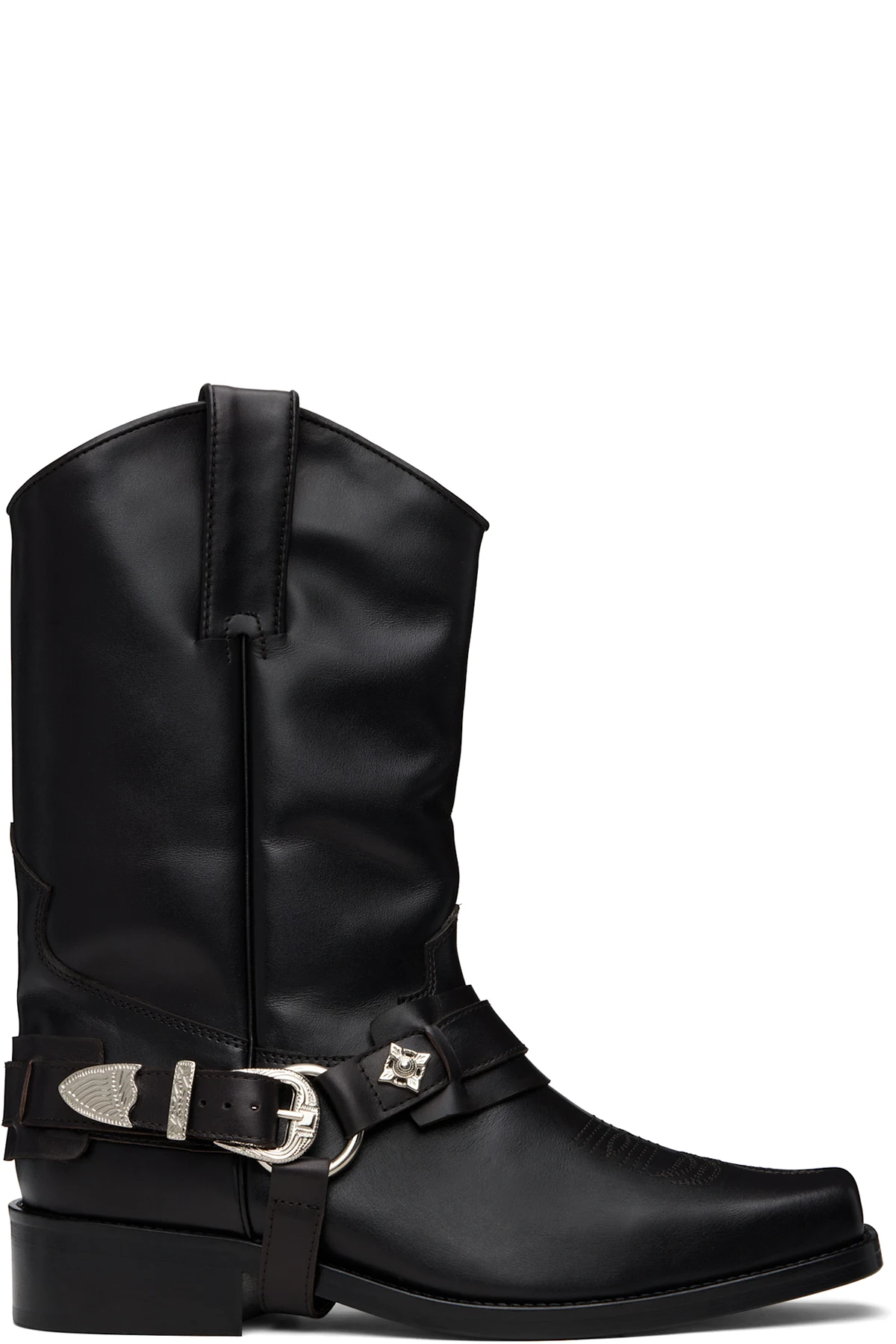 SSENSE Exclusive Brown Leather AJ1178 Boots