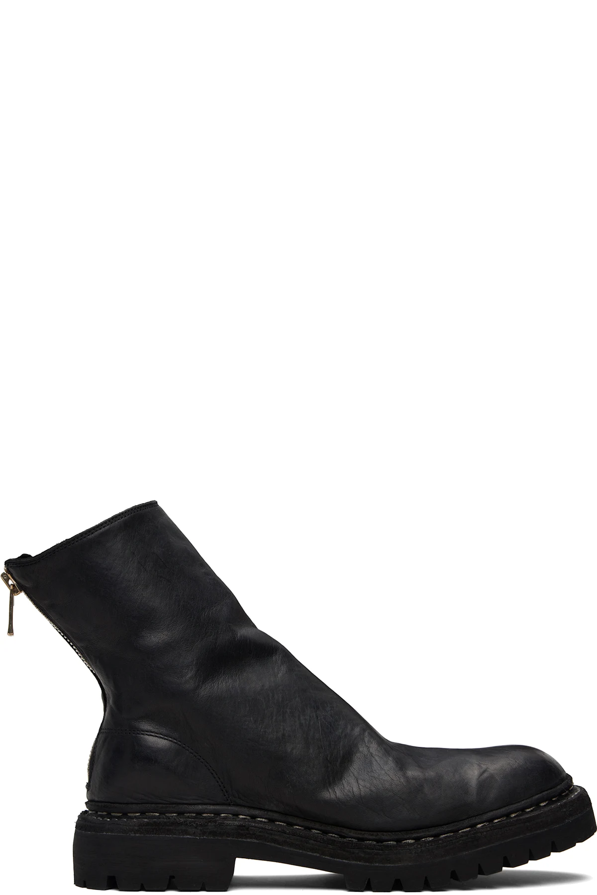 Black Soft Horse Leather 796 Boots