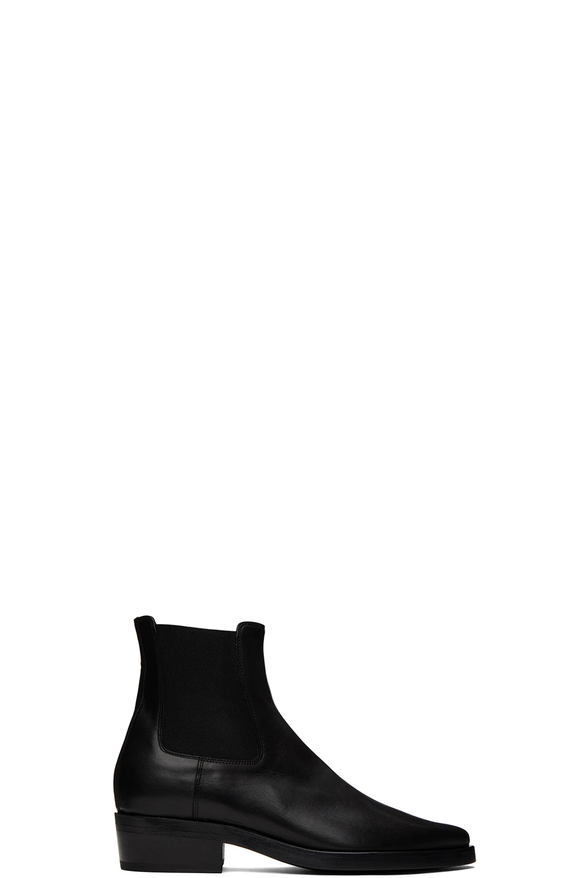 Black Cowboy Chelsea Boots