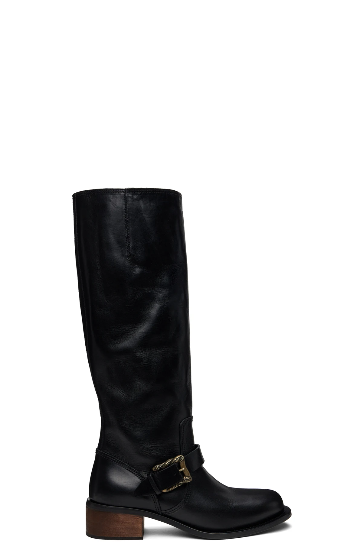Black Motorcycle Boots
