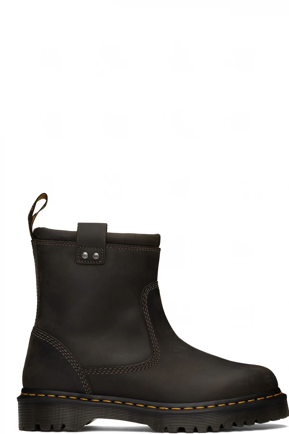 Gray Anistone Lo Leather Boots