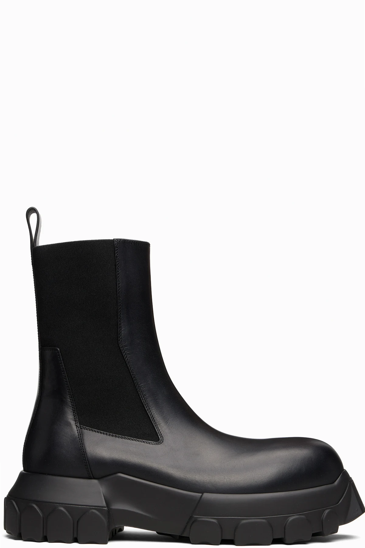 Black Concordians Beatle Bozo Tractor Chelsea Boots
