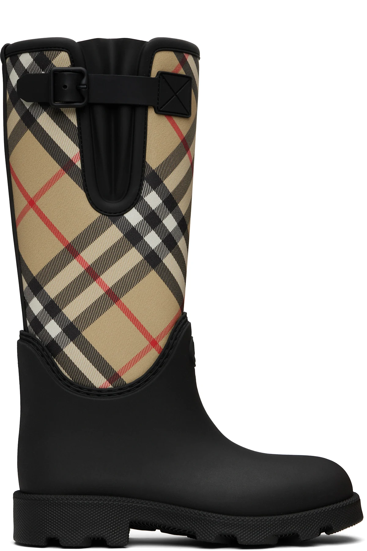 Black Rubber Marsh Stamp High Boots