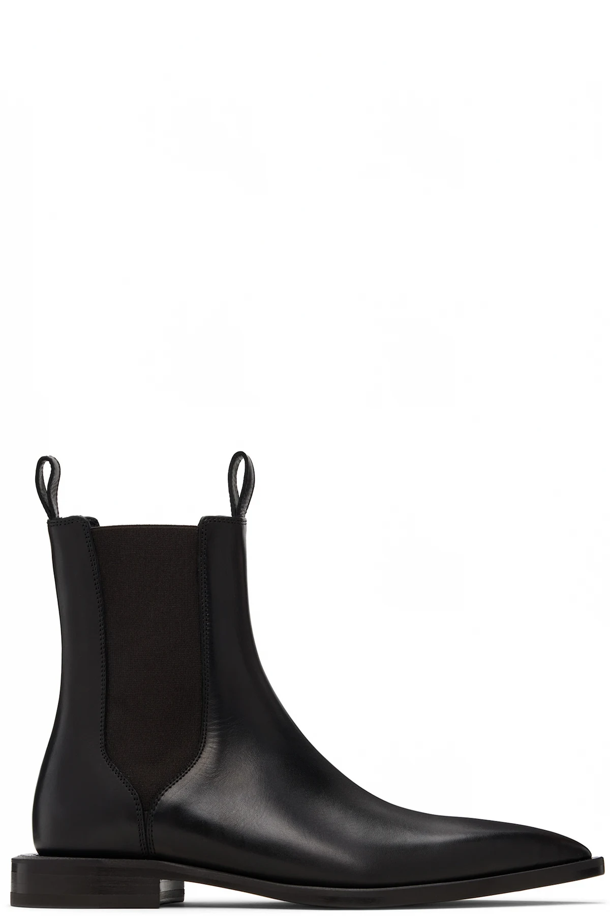 Black Pointed Toe Chelsea Boots