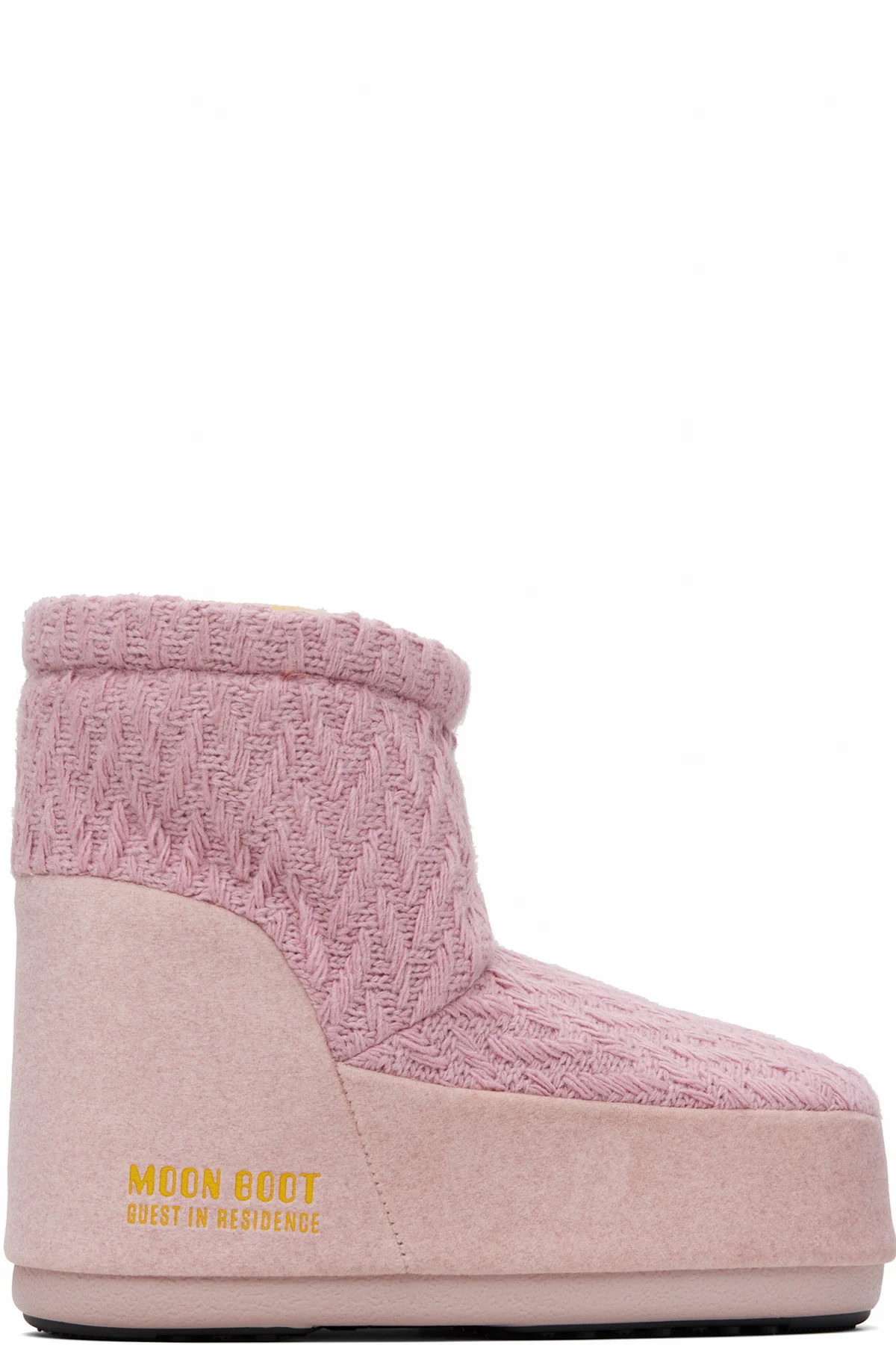Pink Moon Boot Edition Icon Low No Lace Knit Boots