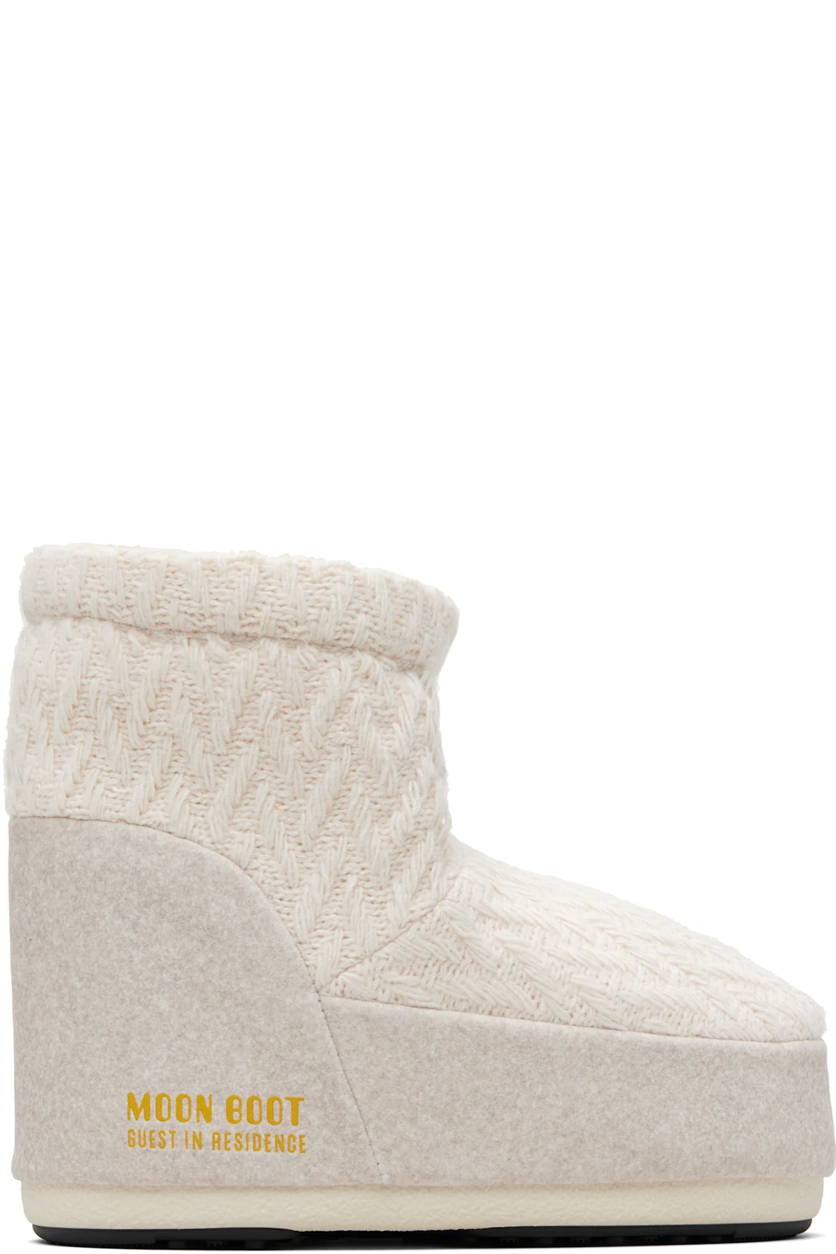 Off-White Moon Boot Edition Icon Low No Lace Knit Boots