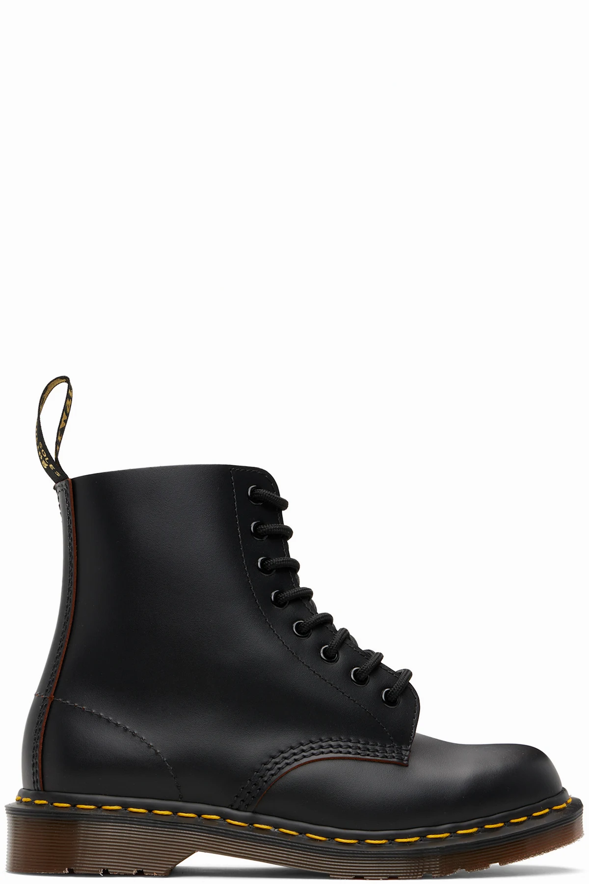 Black 1460 Vintage 'Made In England' Lace-Up Boots