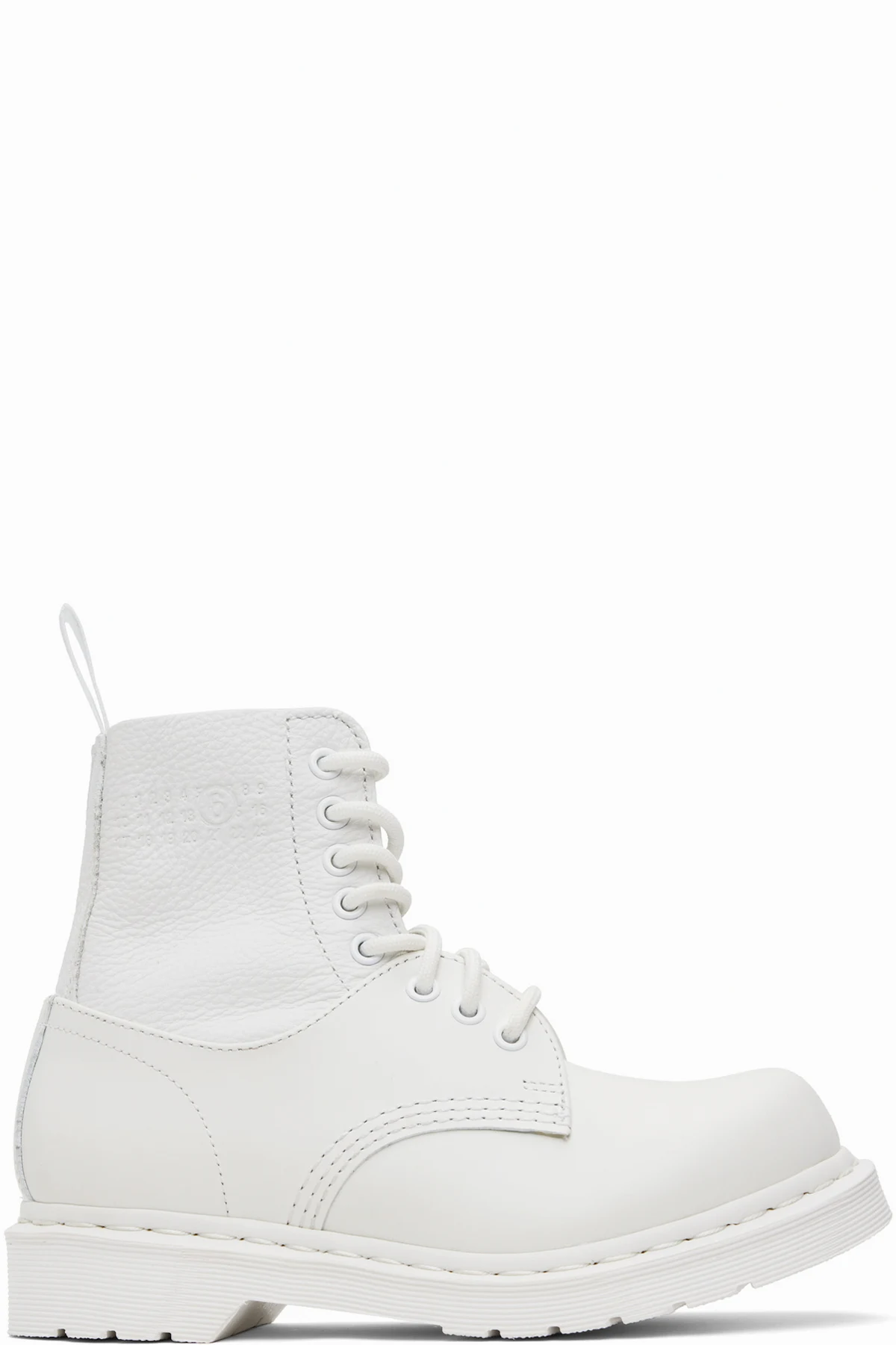 White Dr. Martens Edition 1460 Twist Boots