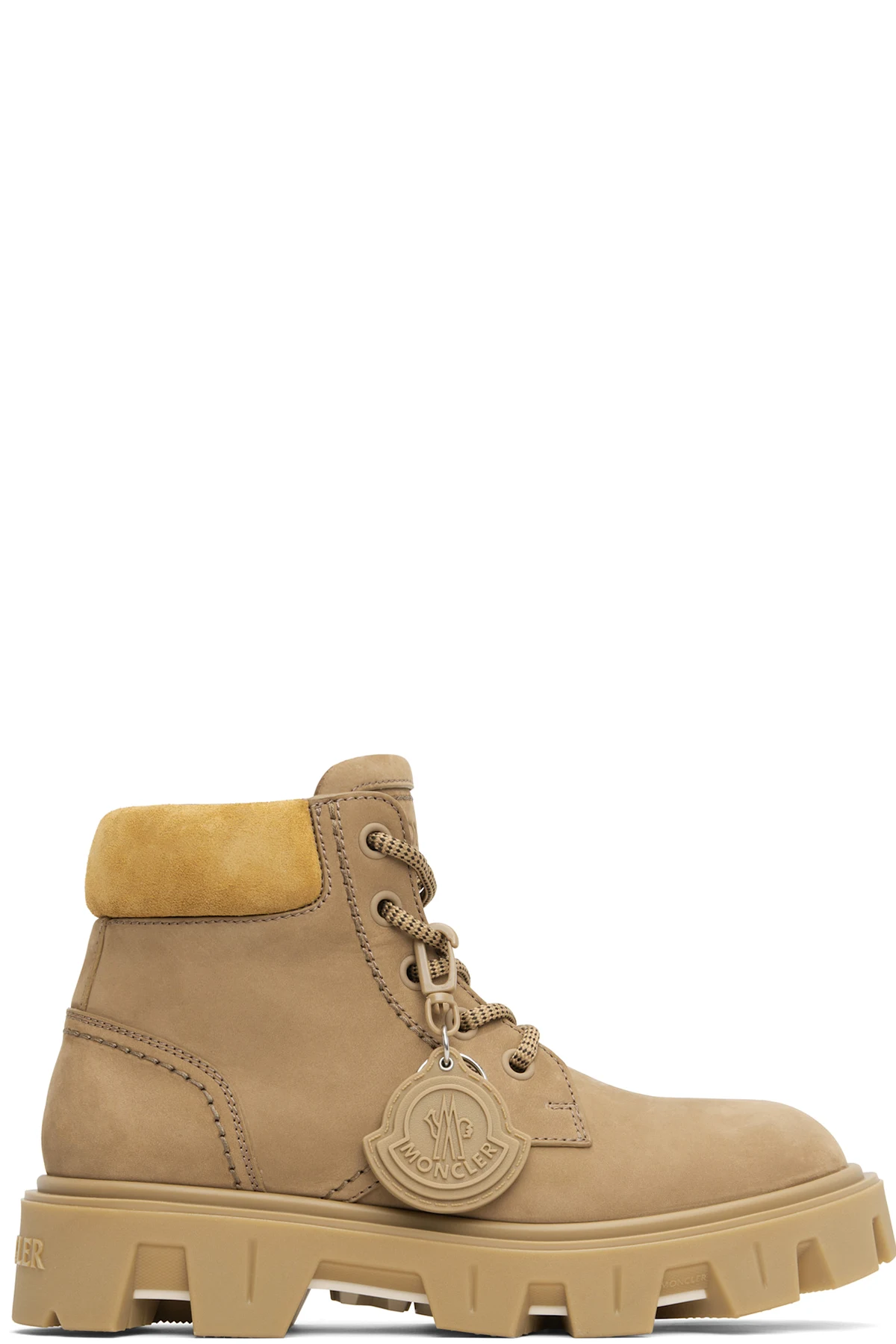 Tan Peak City Nubuck & Suede Lace-Up Boots