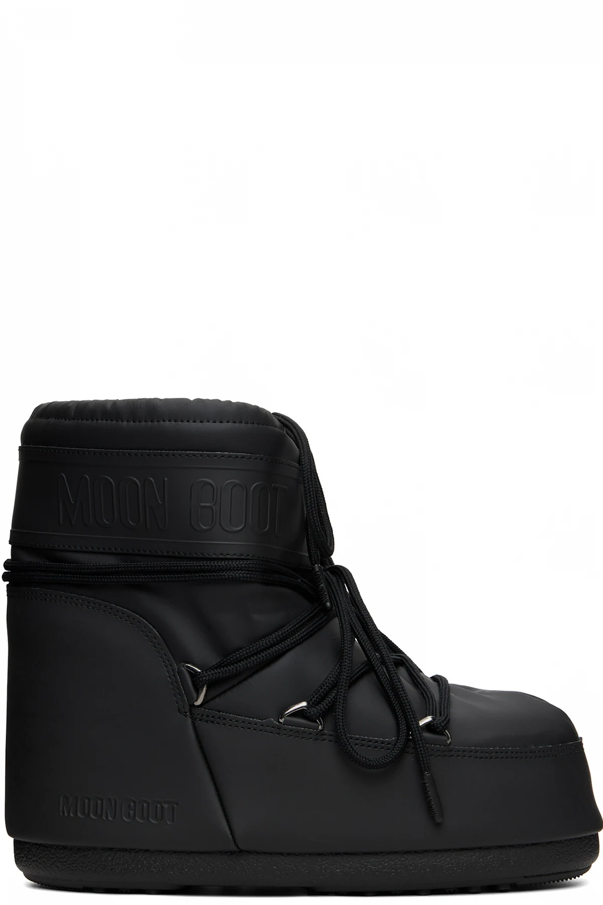 Black Icon Low Rubber Boots