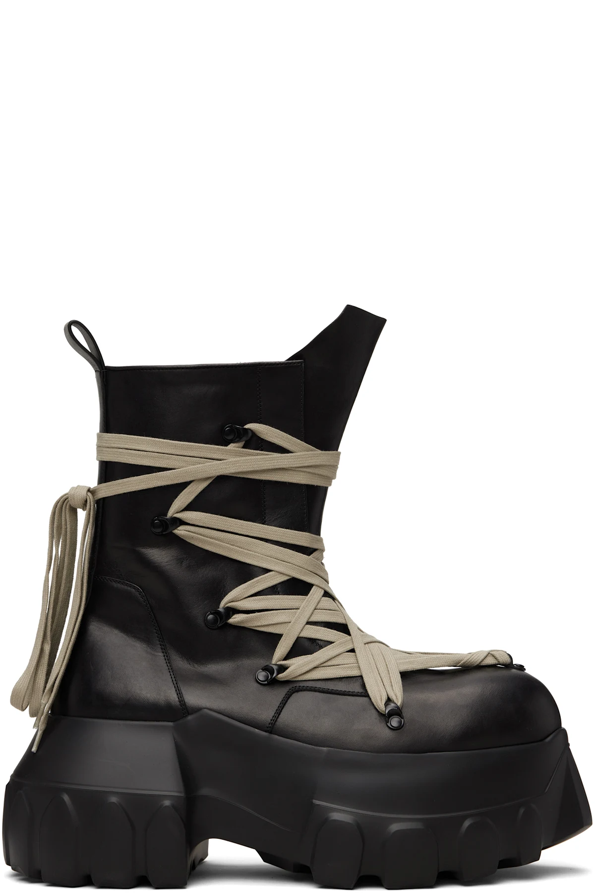 Black Temple Megalaced Mega Tractor Boots