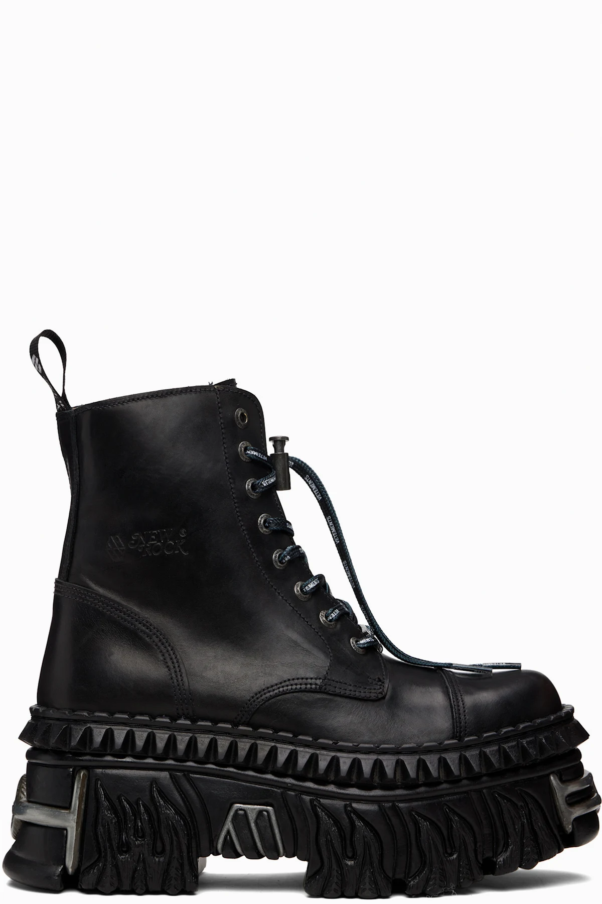 Black New Rock Edition Combat Boots