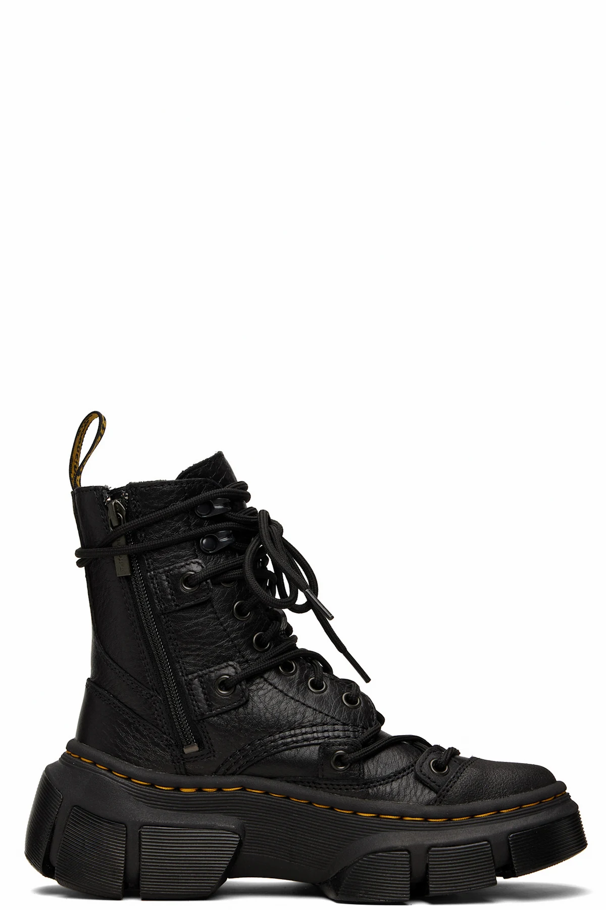 Black DMXL 8-Eye Leather Boots