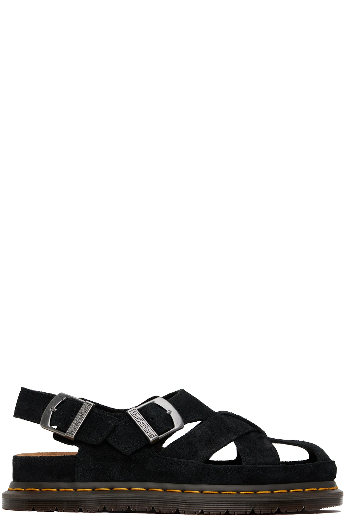 Black Archive Fisherman Suede Sandals