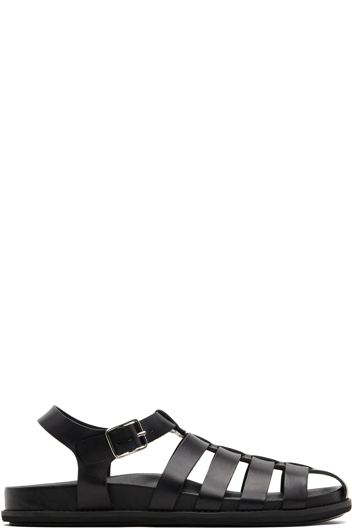 Black Fisherman H Sandals