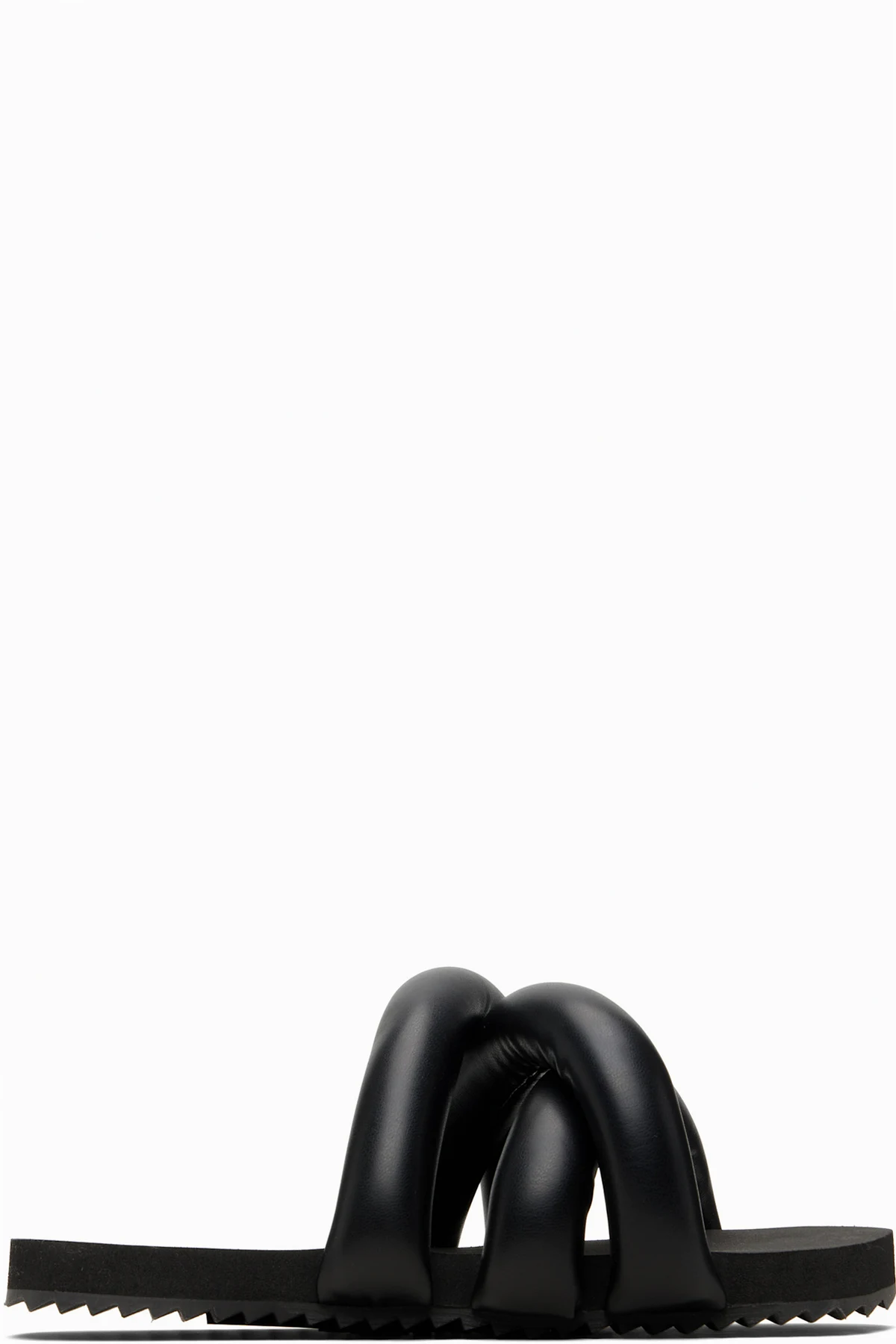 Black Tyre Slide Sandals