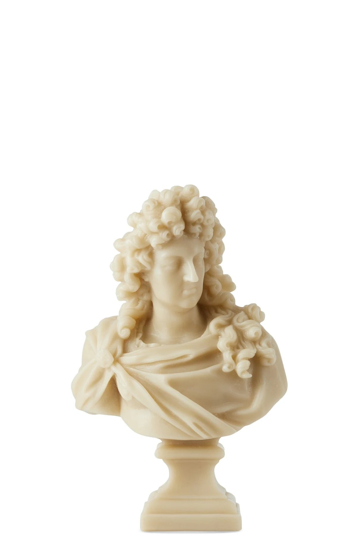 Beige Louis XIV Bust Candle, 2.6 kg