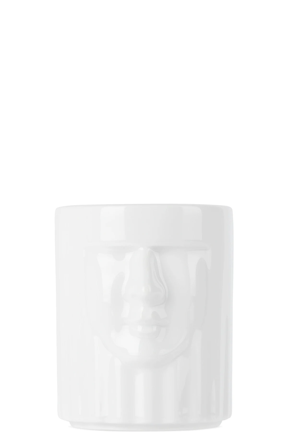 La Dama Small Black Stone Candle