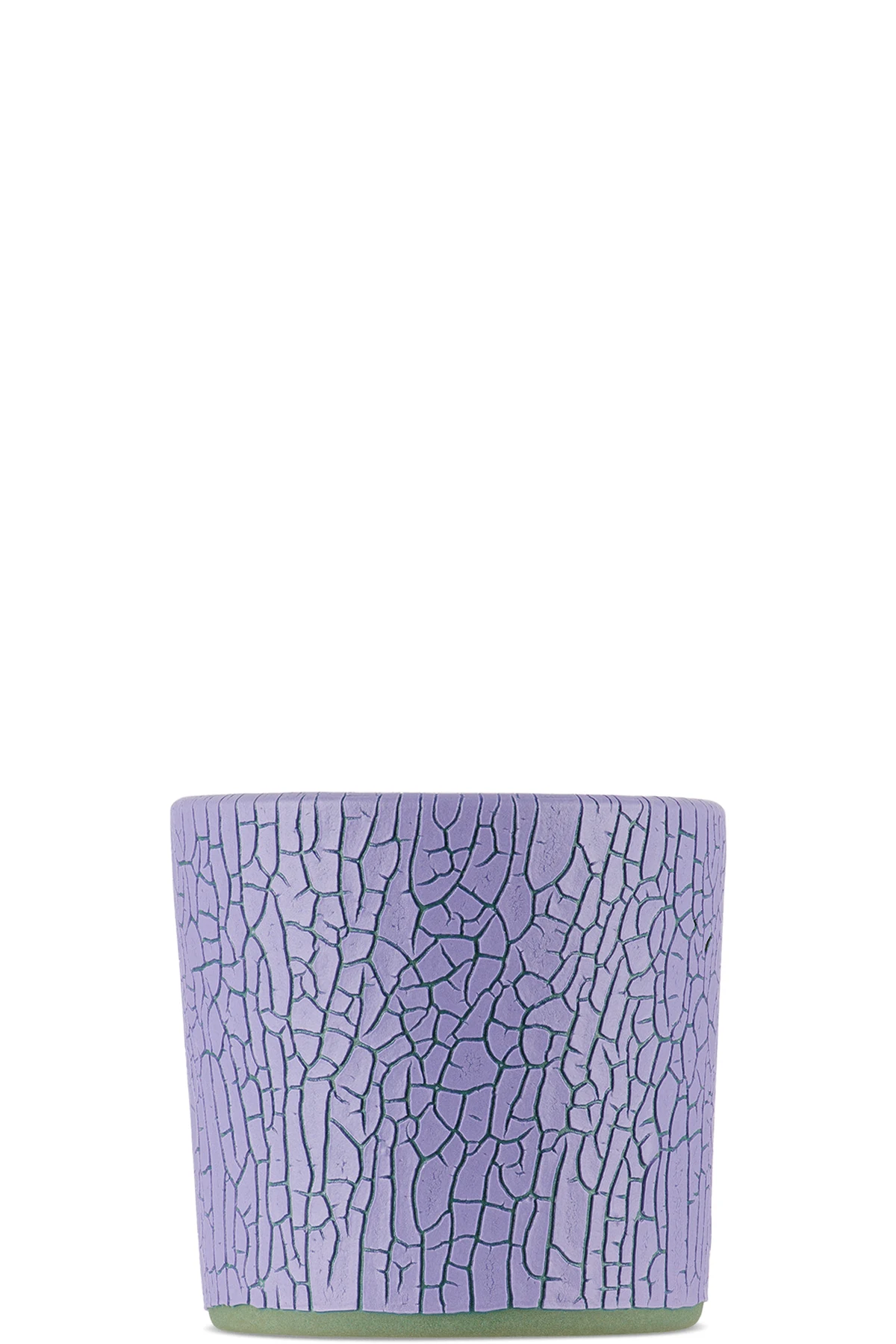 Purple Crackle Candle By Seth, 13 oz