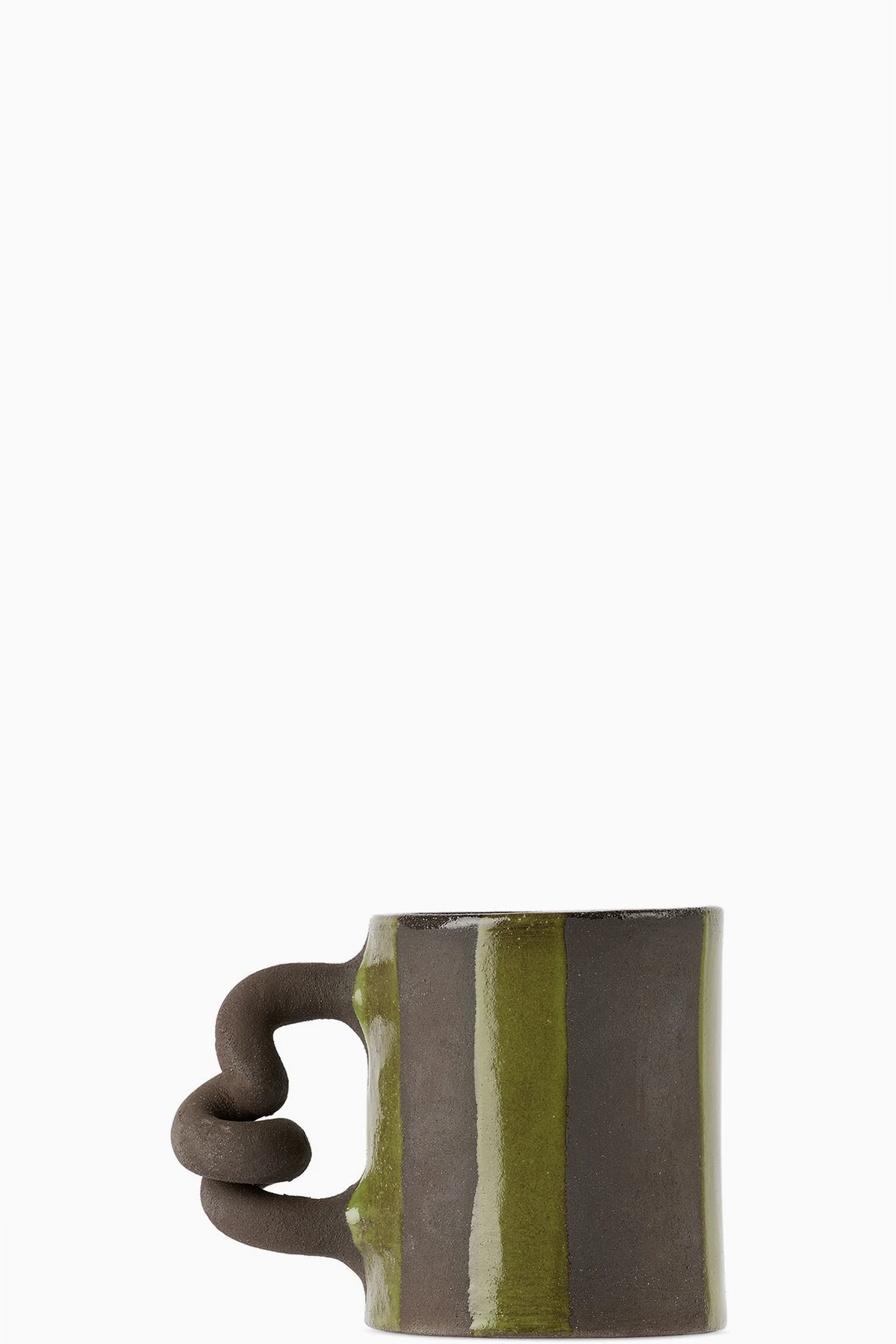 Black & Green Stripe Delights Mug