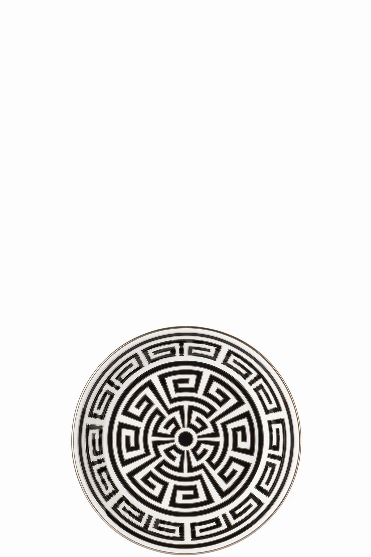 Black & White Labirinto Tea Saucer