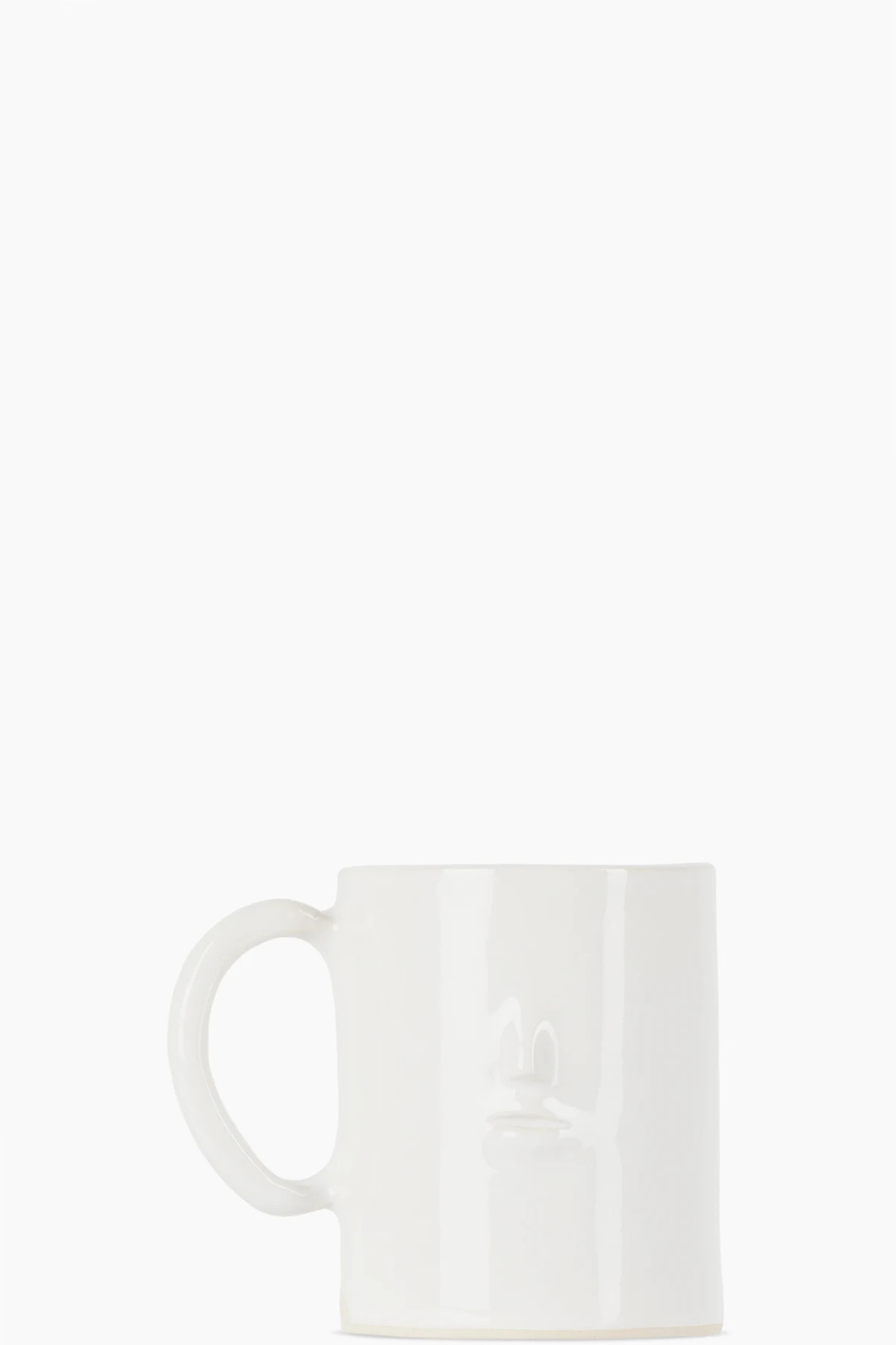 White Ceramic Face Mug