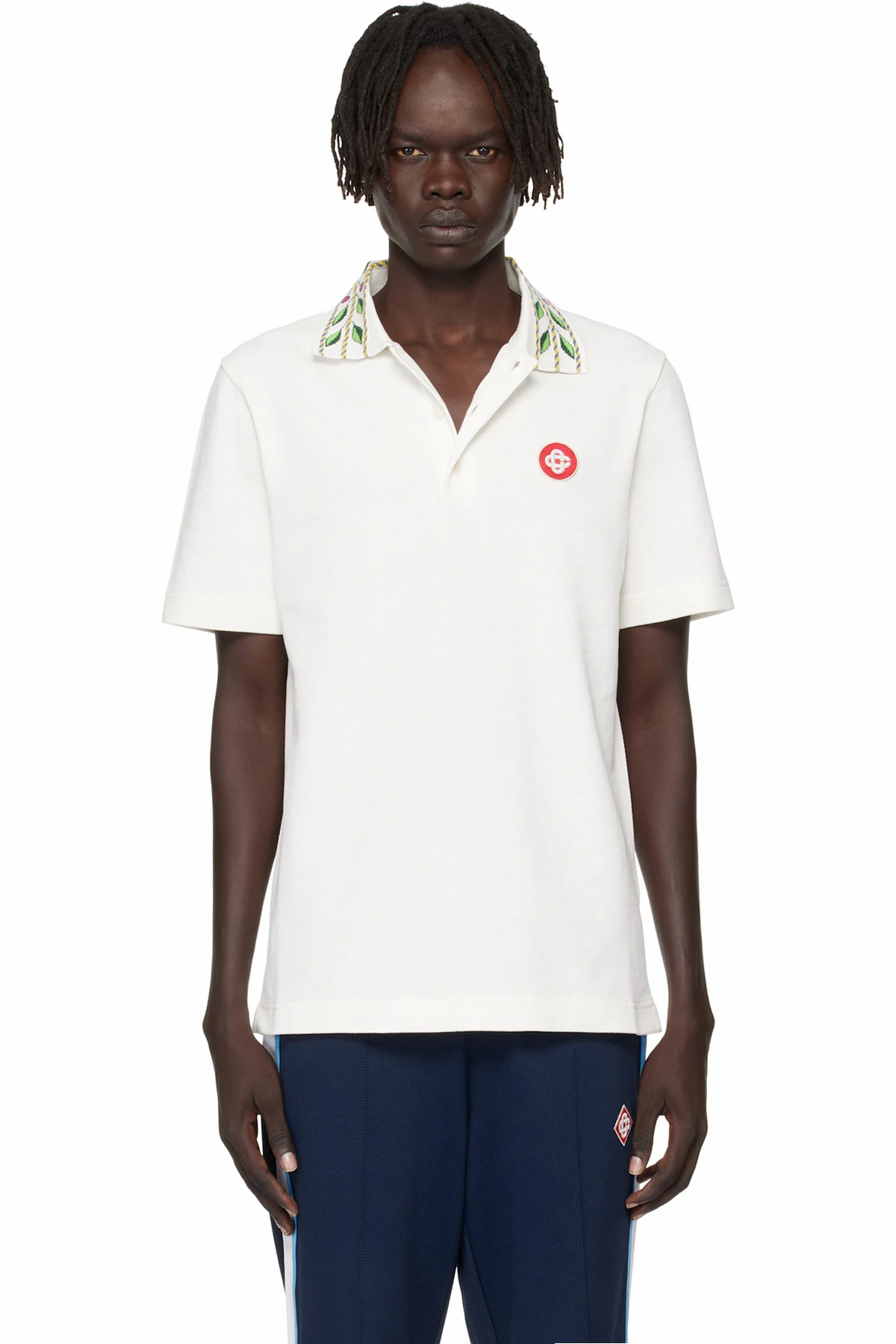 Off-White Classic Laurel Pique Polo