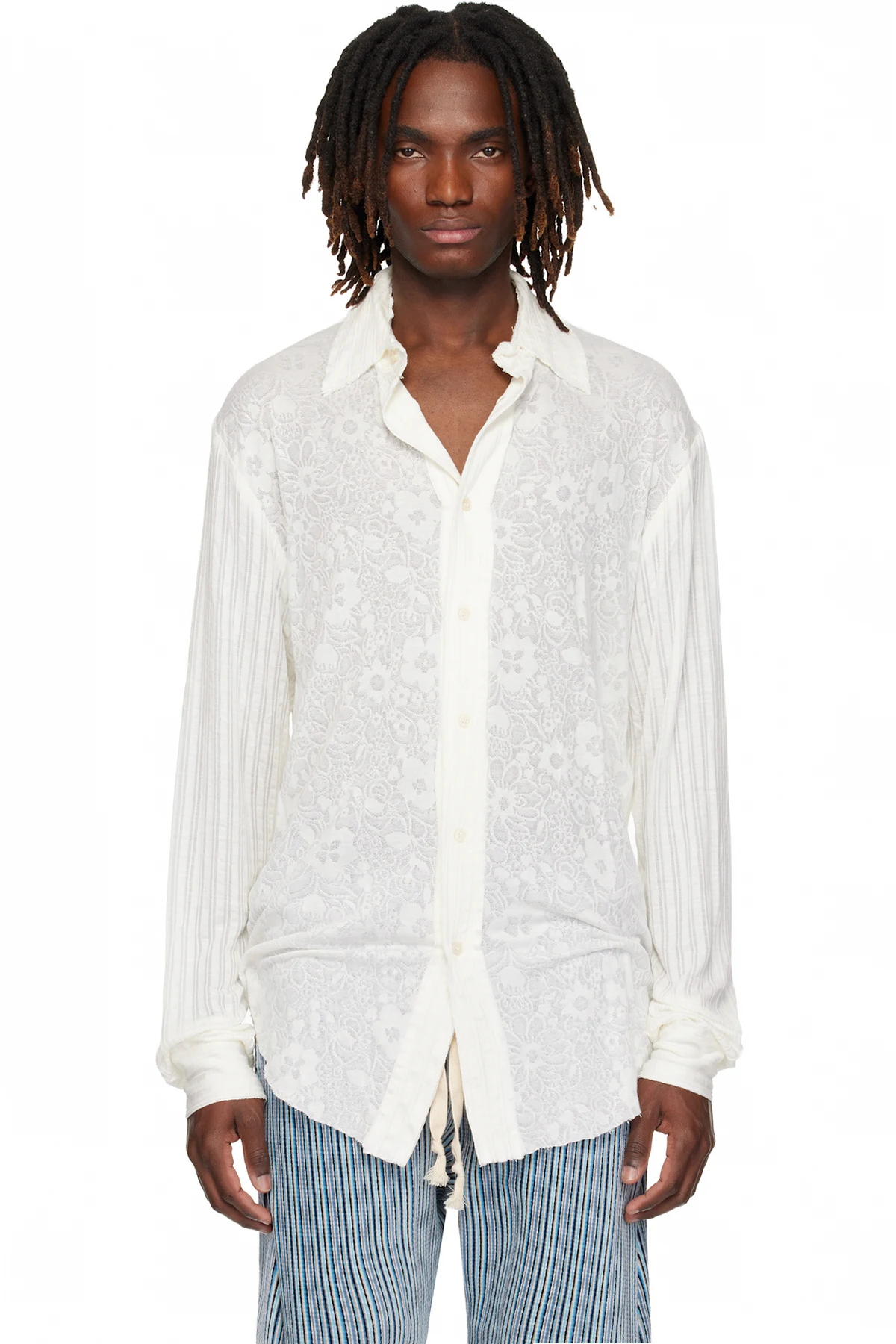 Off-White Kitchen Curtain Shirt